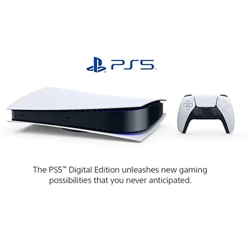 Sony PlayStation 5 Digital Version with Extra Dual Sense Wireless Controller